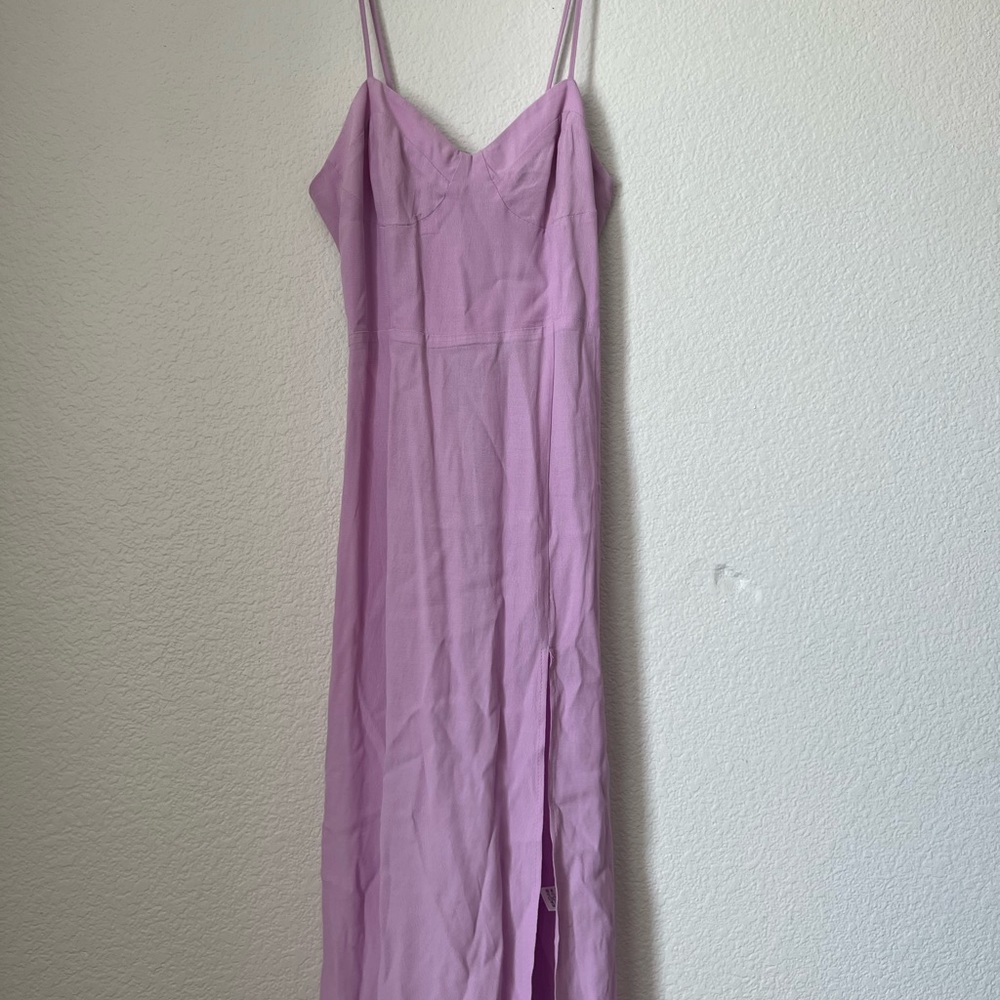 Purple/pink midi dress